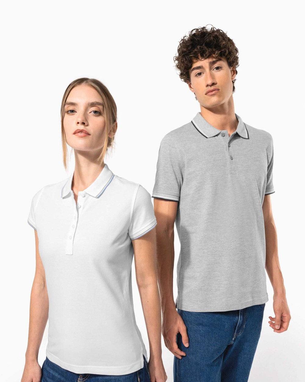 Polo's KARIBAN Damespolo korte mouwen voor bedrukking &amp; borduring