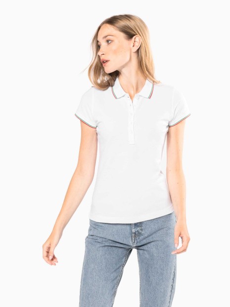 Polos à personnaliser KARIBAN Polo manches courtes femme 