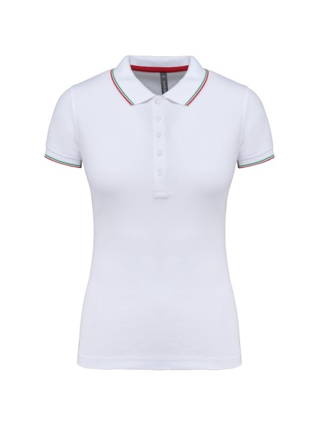 KARIBAN Polo manches courtes femme /api/colors/d80c32a1-aa0d-40bc-9a22-516132094971 personnalisable