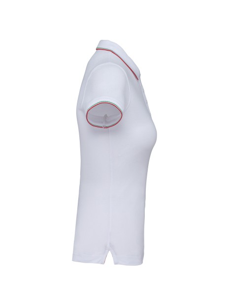 KARIBAN Polo manches courtes femme /api/colors/d80c32a1-aa0d-40bc-9a22-516132094971 personnalisable