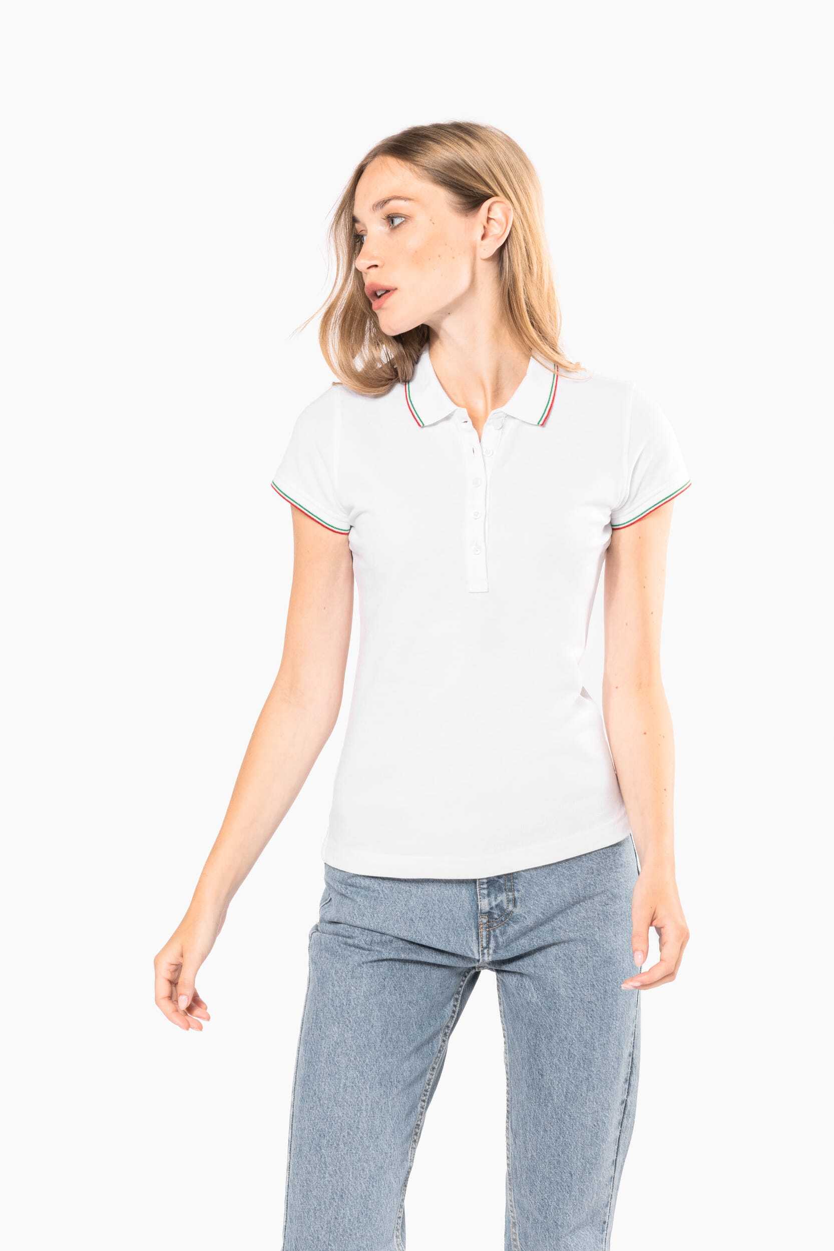 Polos personnalisable KARIBAN Polo manches courtes femme