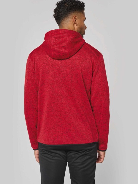 Vestes à personnaliser PROACT Veste à capuche chinée homme 