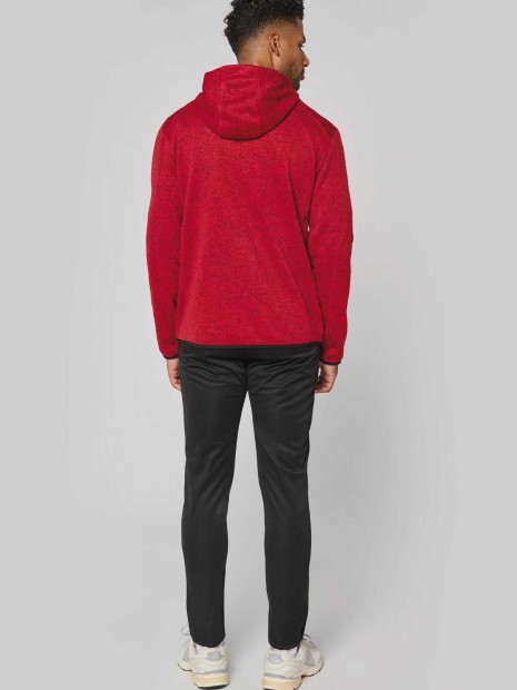 Vestes à personnaliser PROACT Veste à capuche chinée homme 