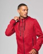 Vestes personnalisable PROACT Veste à capuche chinée homme