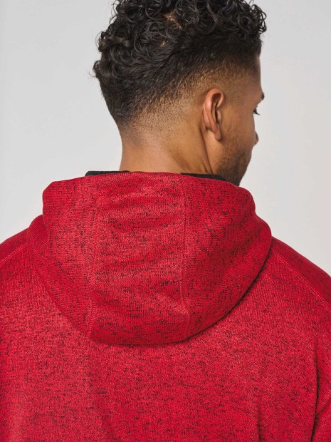 Vestes à personnaliser PROACT Veste à capuche chinée homme 
