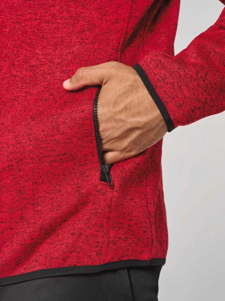 Vestes à personnaliser PROACT Veste à capuche chinée homme 