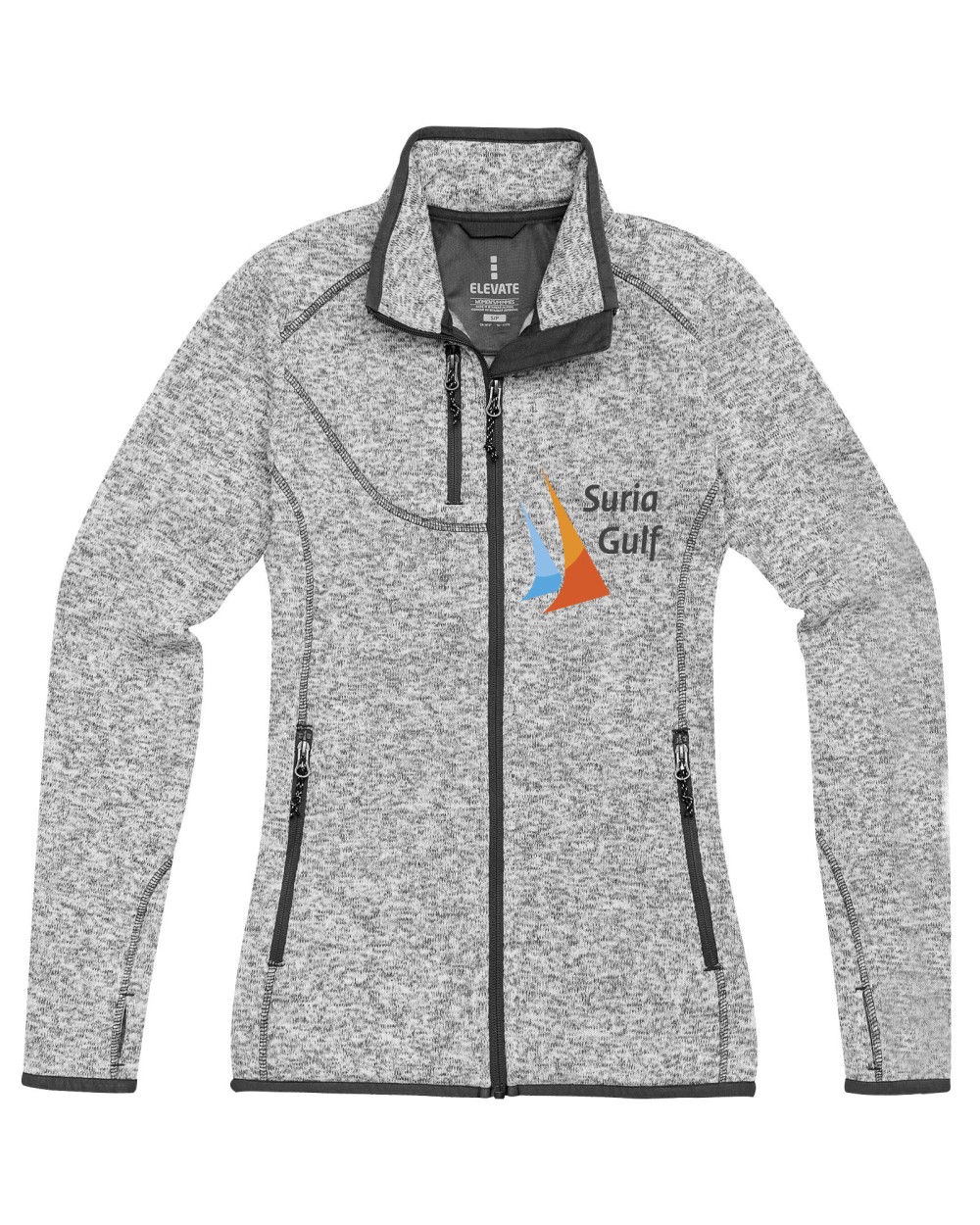 Jassen ELEVATE Tremblant gebreide dames jas voor bedrukking &amp; borduring