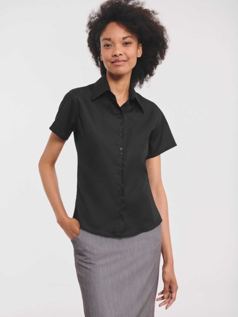 Chemises à personnaliser RUSSELL Chemise femme manches courtes Non Iron 