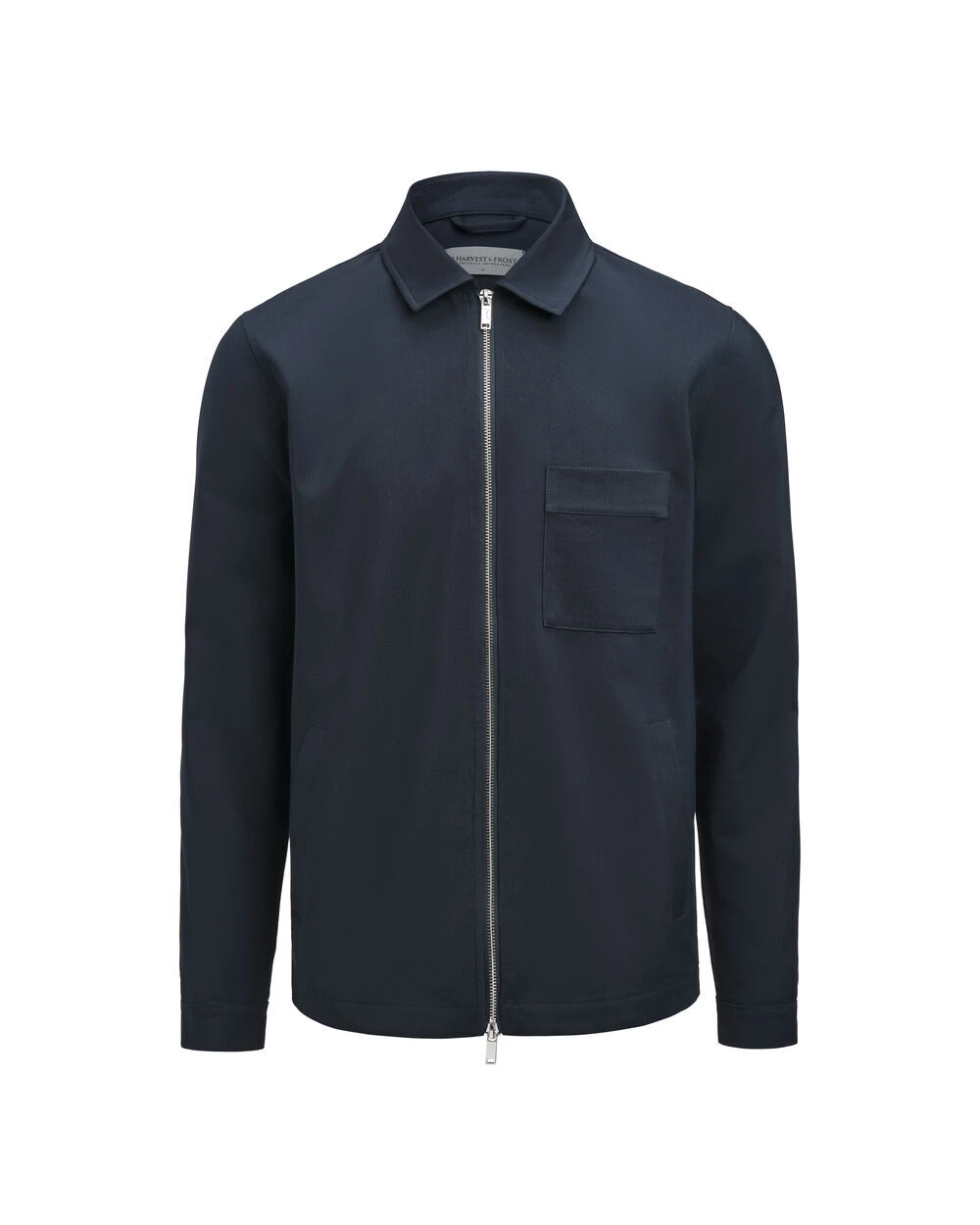 Sweat-shirts personnalisable J. HARVEST & FROST Modern Zip Overshirt Surchemise Hommes