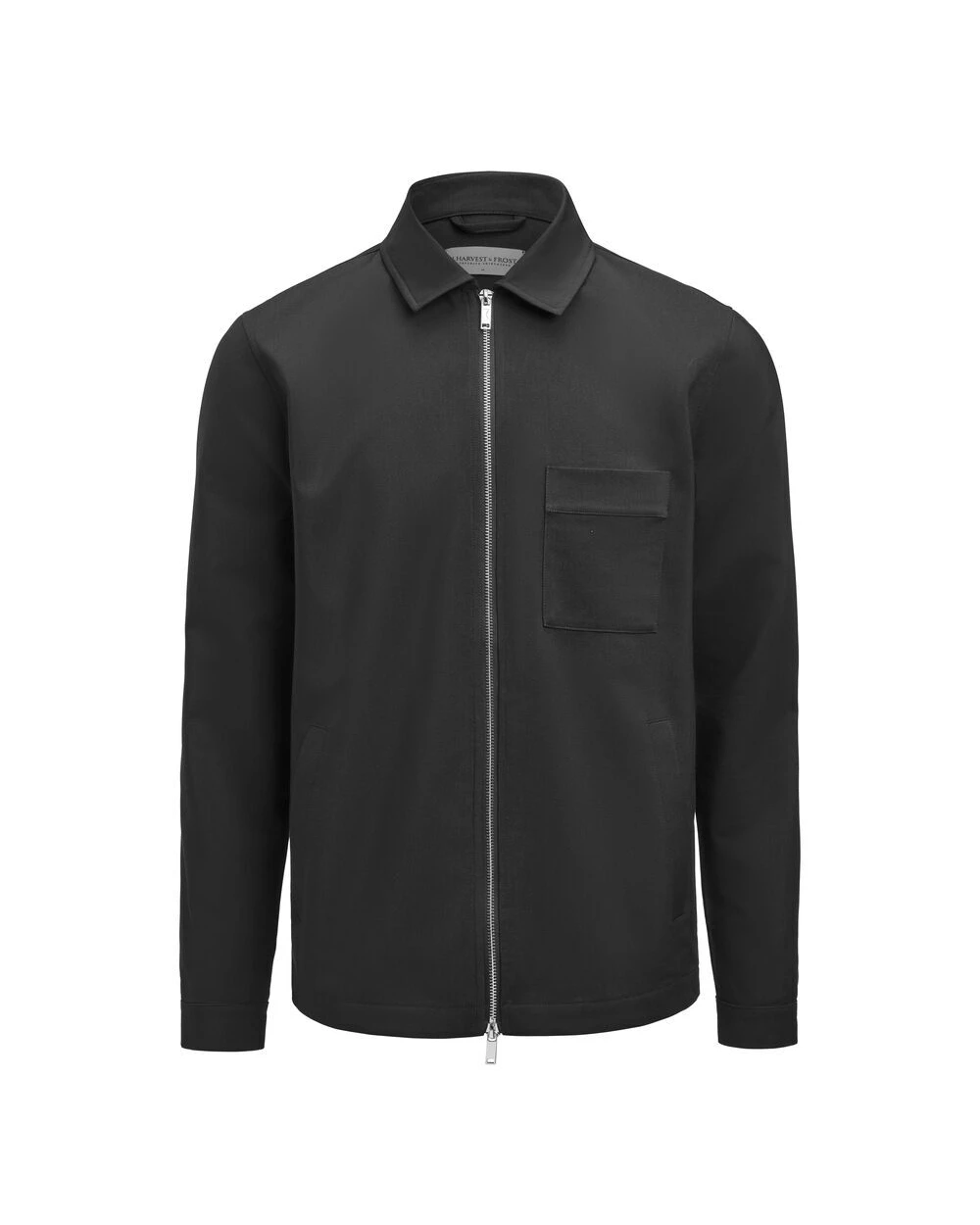 Sweaters & hoodies J. HARVEST & FROST Modern Zip Overshirt Overshirt Heren voor bedrukking &amp; borduring