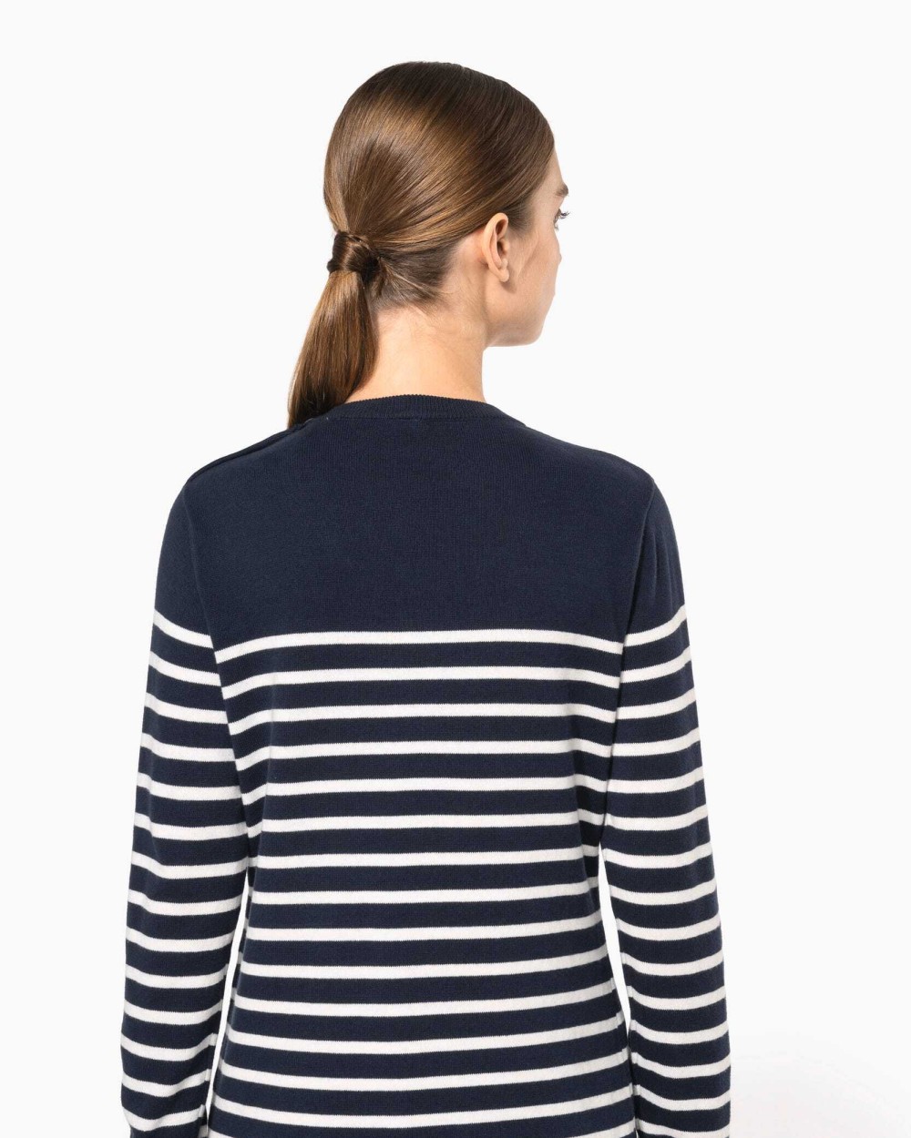KARIBAN Damenpullover im Marine-Stil Pullovers personalisierbar