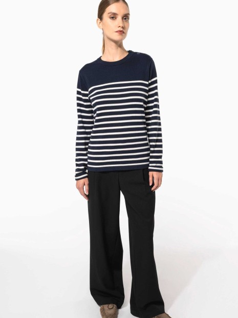 Pulls à personnaliser KARIBAN Pull marin femme 