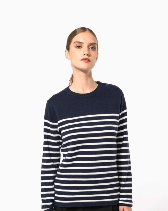 Pulls personnalisable Kariban Pull marin femme
