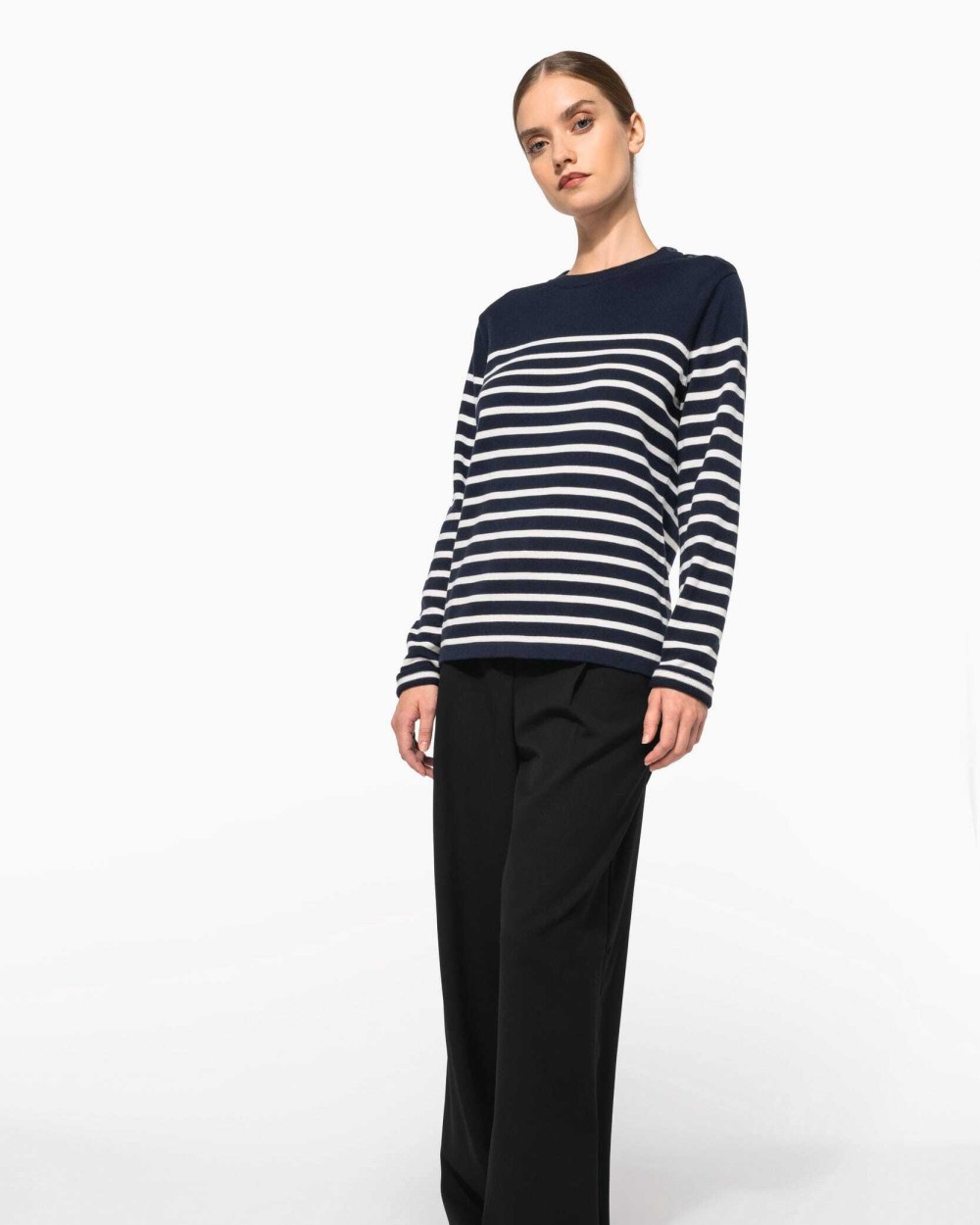 Pulls personnalisable KARIBAN Pull marin femme