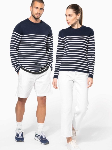 Pulls à personnaliser KARIBAN Pull marin femme 