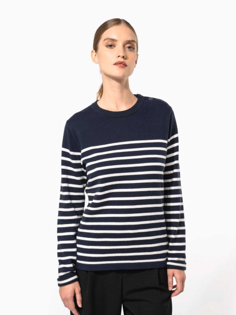 Pulls à personnaliser KARIBAN Pull marin femme 