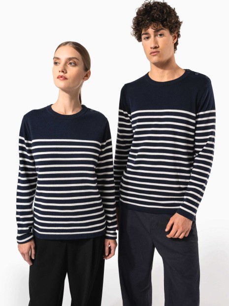 Pulls à personnaliser KARIBAN Pull marin femme 