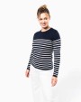 KARIBAN Damenpullover im Marine-Stil Pullovers personalisierbar