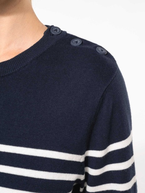 Pulls à personnaliser KARIBAN Pull marin femme 