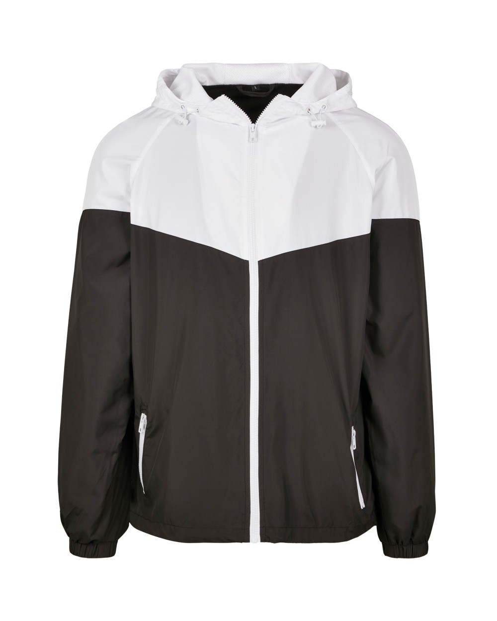 BUILD YOUR BRAND 2-Tone Tech Windrunner Jacken personalisierbar