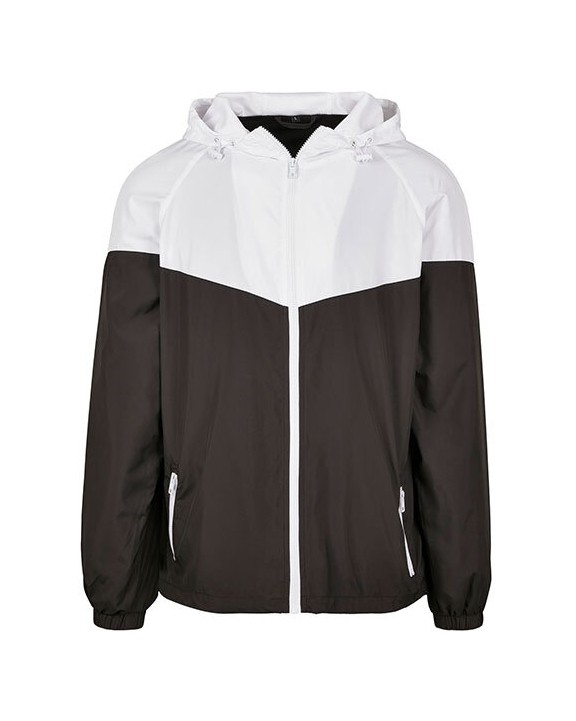 Vestes personnalisable BUILD YOUR BRAND 2-Tone Tech Windrunner