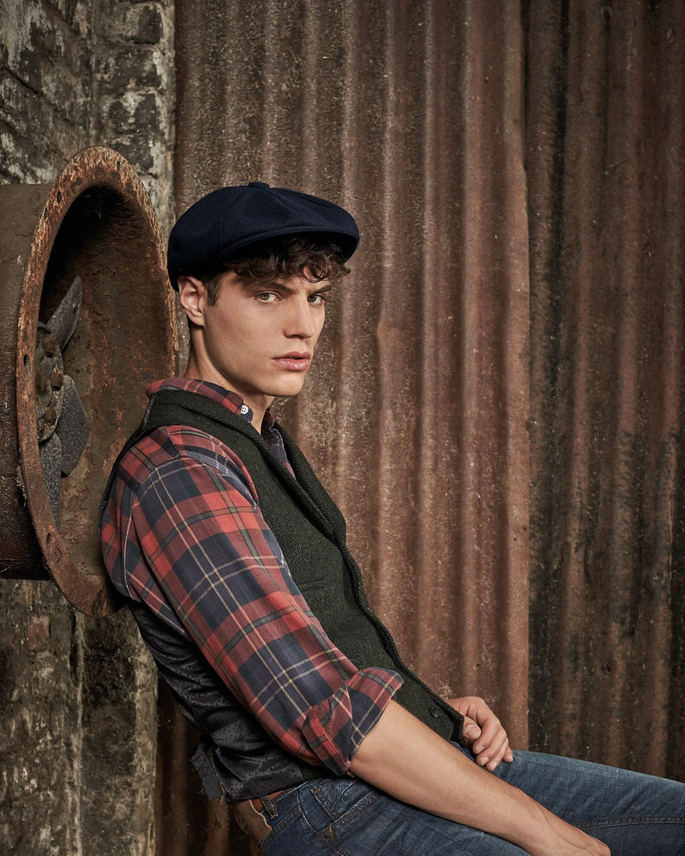 Petjes BEECHFIELD Heritage baker boy Cap voor bedrukking &amp; borduring