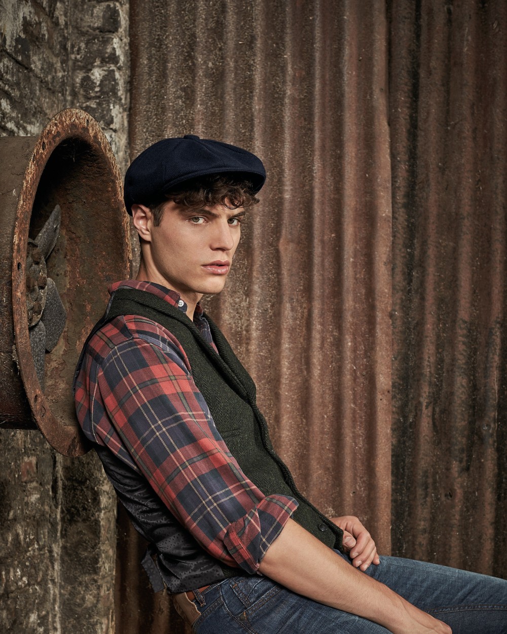 Petjes BEECHFIELD Heritage baker boy Cap voor bedrukking &amp; borduring