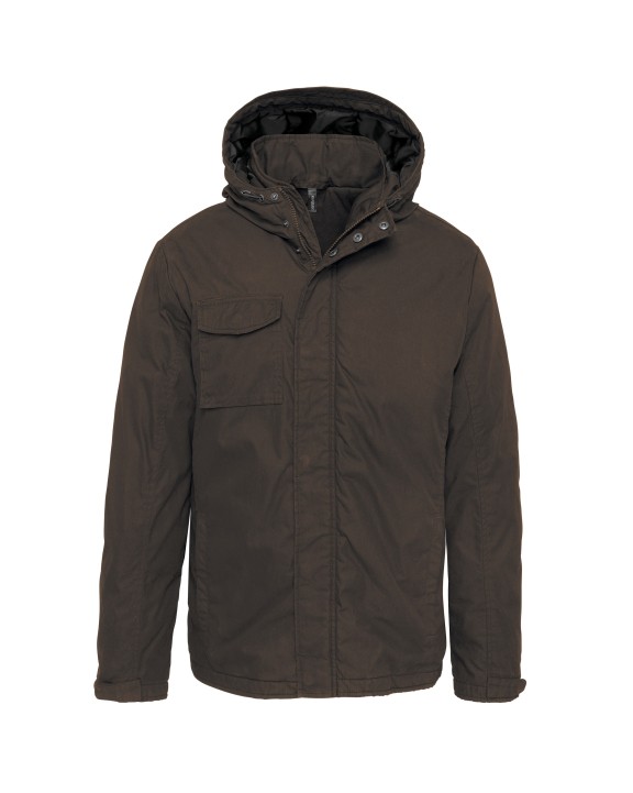 Jassen KARIBAN Parka met capuchon voor bedrukking &amp; borduring