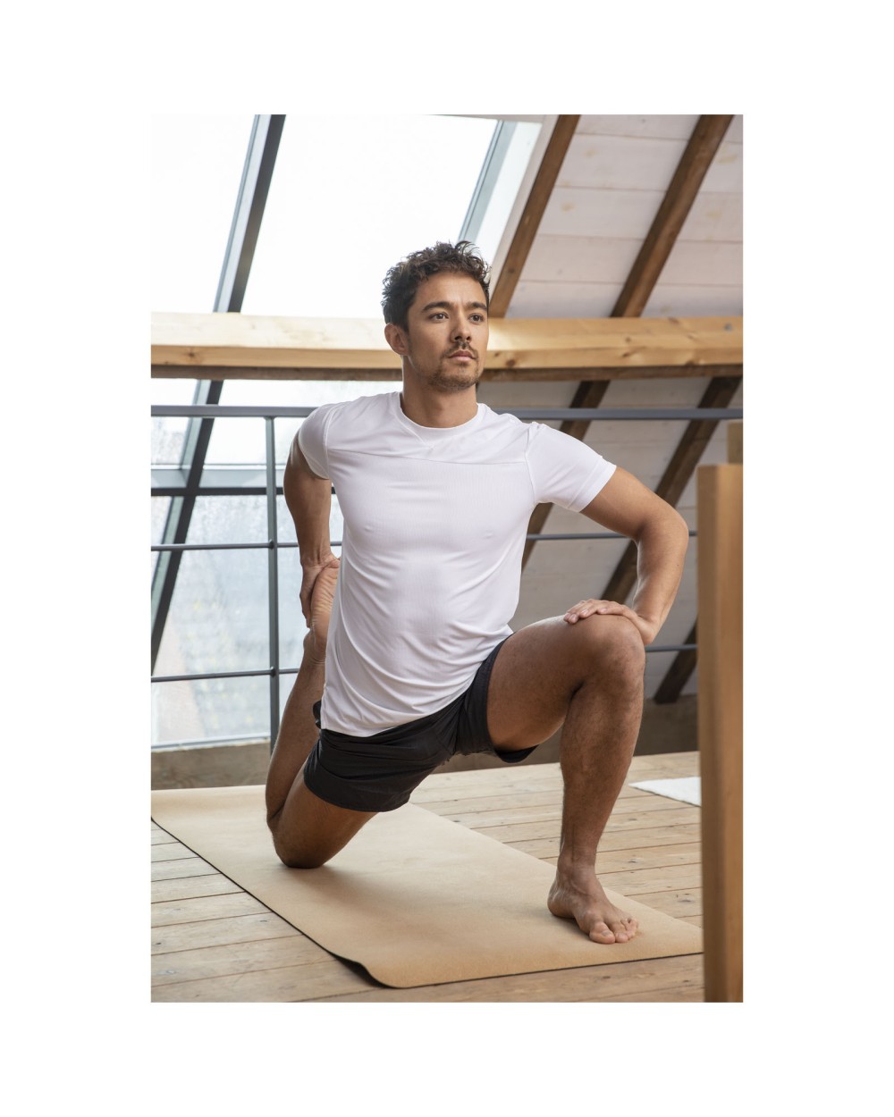 T-Shirts personnalisable ELEVATE T-shirt Borax à manches courtes et en cool fit recyclé GRS pour homme