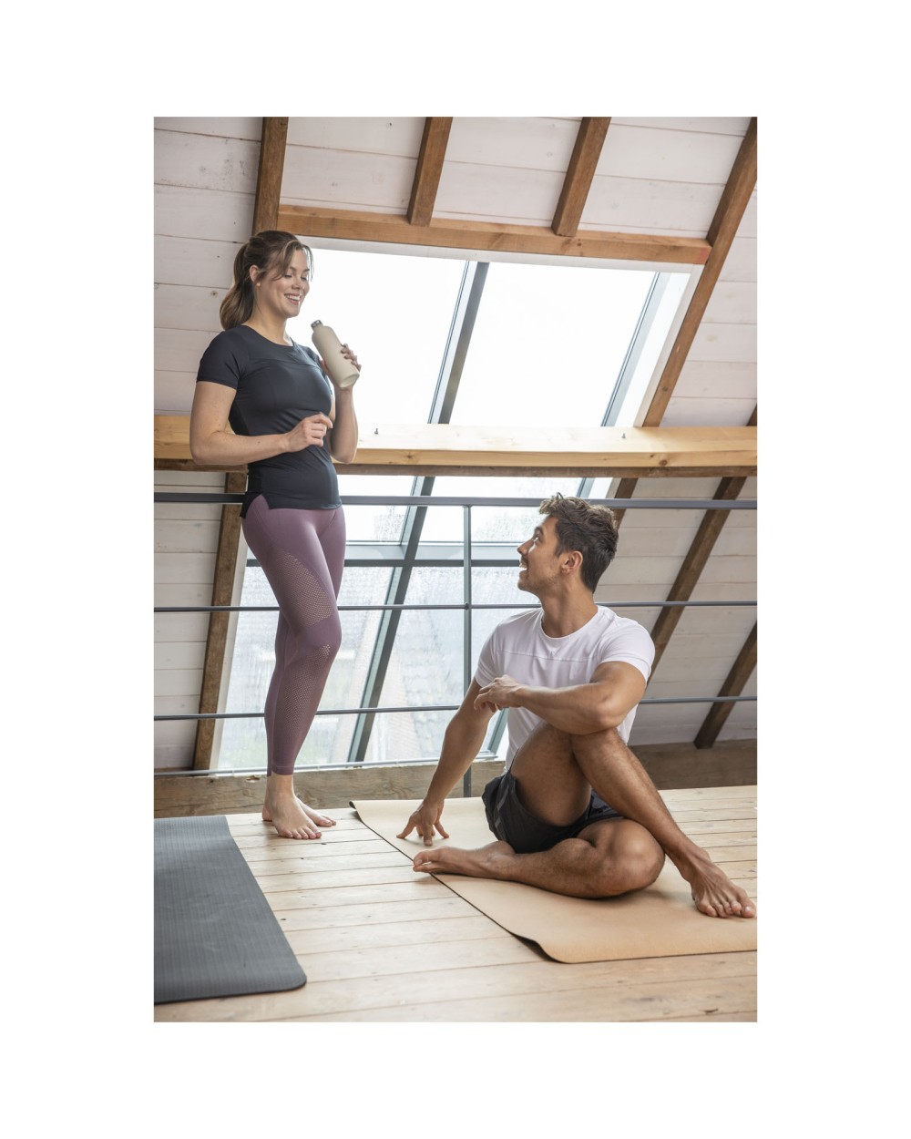 T-Shirts personnalisable ELEVATE T-shirt Borax à manches courtes et en cool fit recyclé GRS pour homme