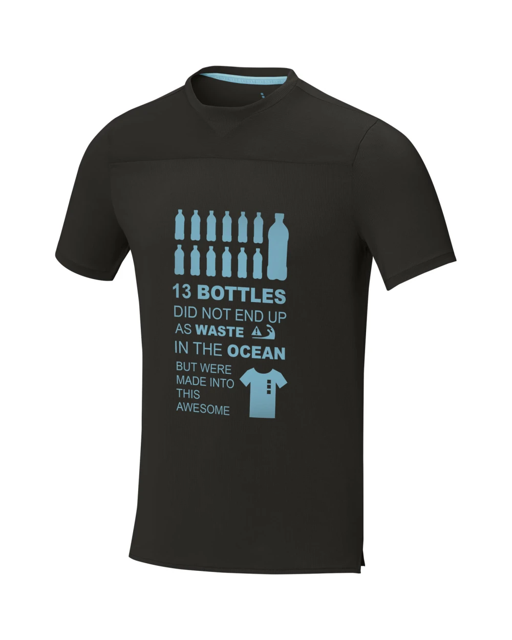 T-shirts ELEVATE Borax Heren T-shirt met korte mouwen, cool fit, GRS gerecycled voor bedrukking &amp; borduring