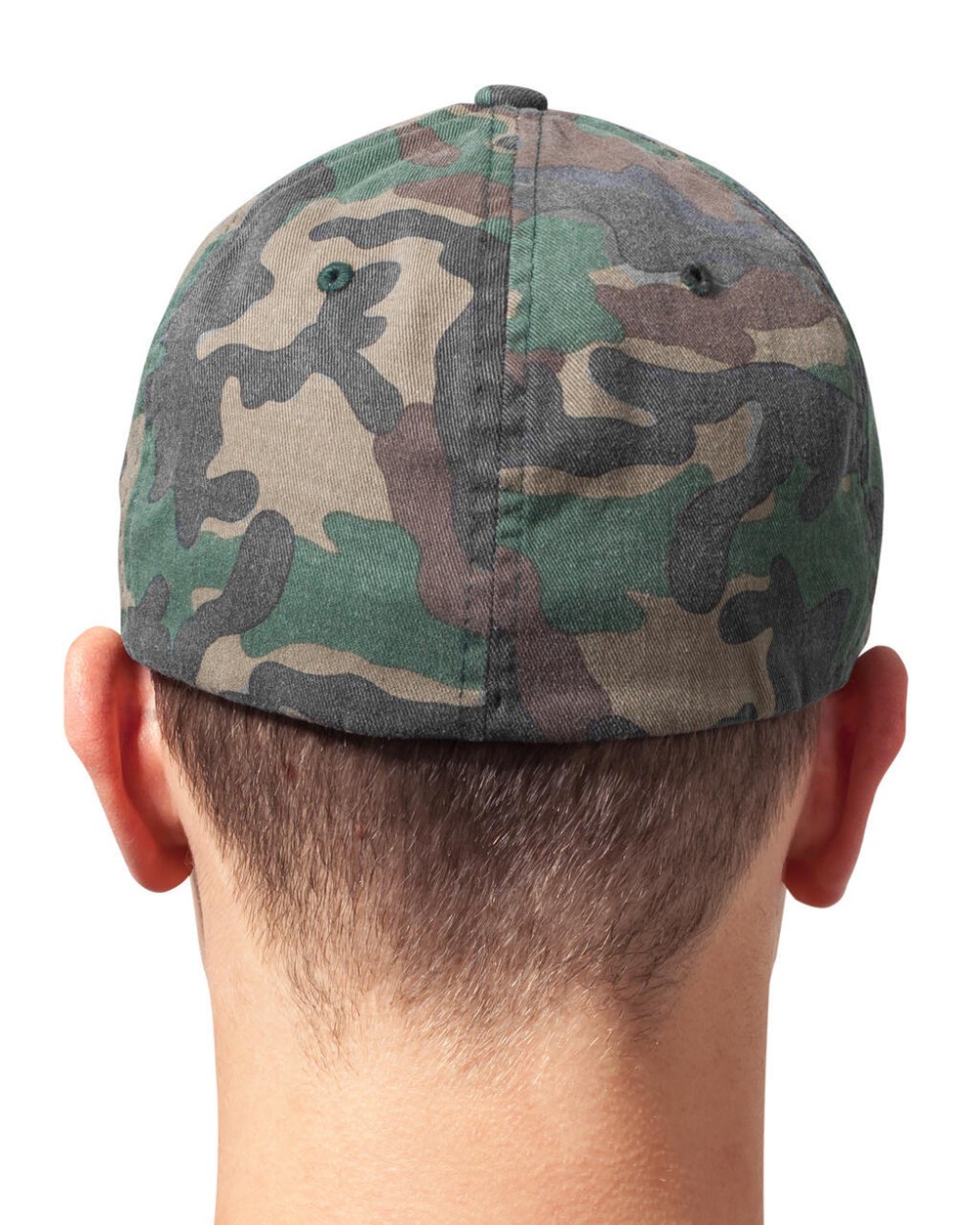 Petjes FLEXFIT Flexfit Garment Washed Camo voor bedrukking &amp; borduring
