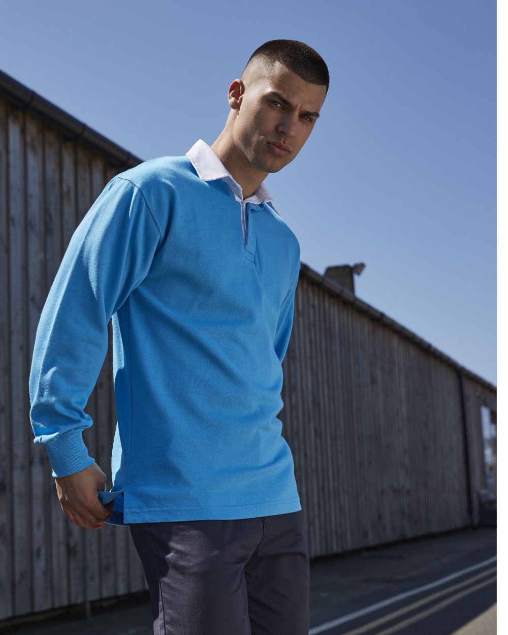 Polo's FRONT ROW CLASSIC RUGBY SHIRT voor bedrukking &amp; borduring