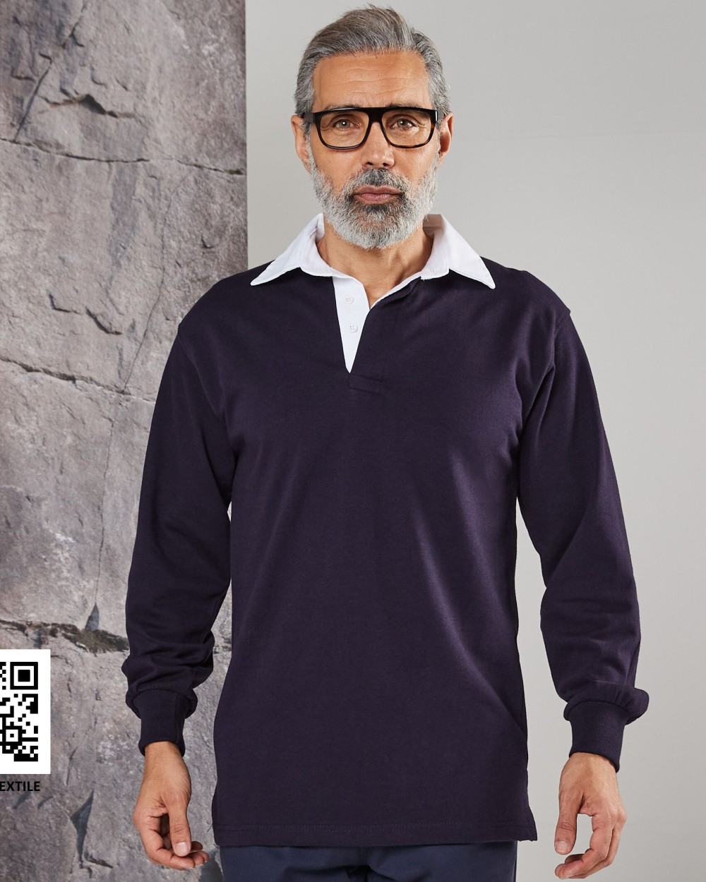 Polo's FRONT ROW CLASSIC RUGBY SHIRT voor bedrukking &amp; borduring