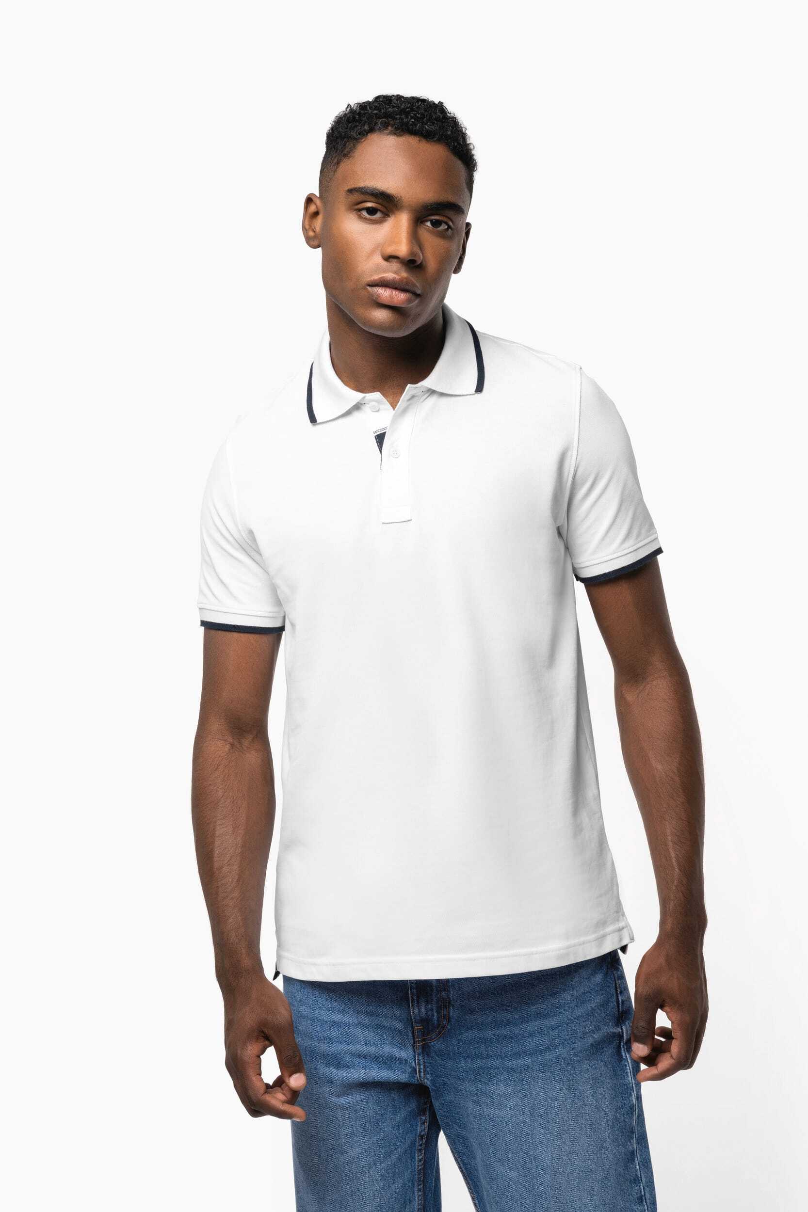 Polos personnalisable KARIBAN Polo manches courtes homme