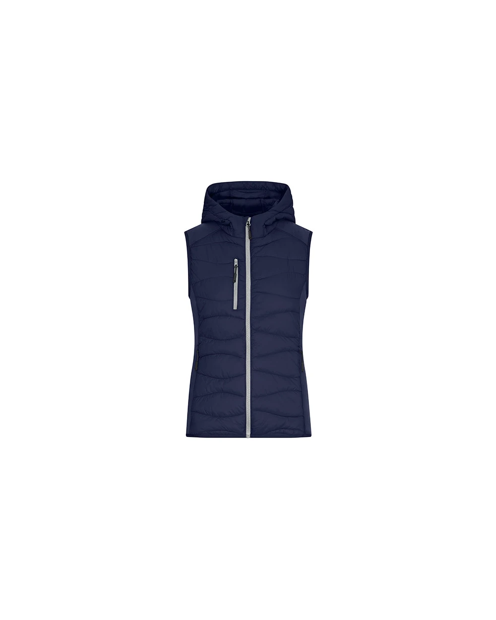 JAMES & NICHOLSON Ladies´ Hybrid Vest Jacken personalisierbar
