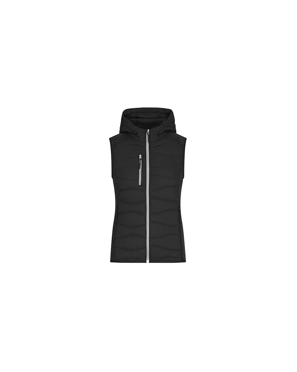 JAMES & NICHOLSON Ladies´ Hybrid Vest Jacken personalisierbar