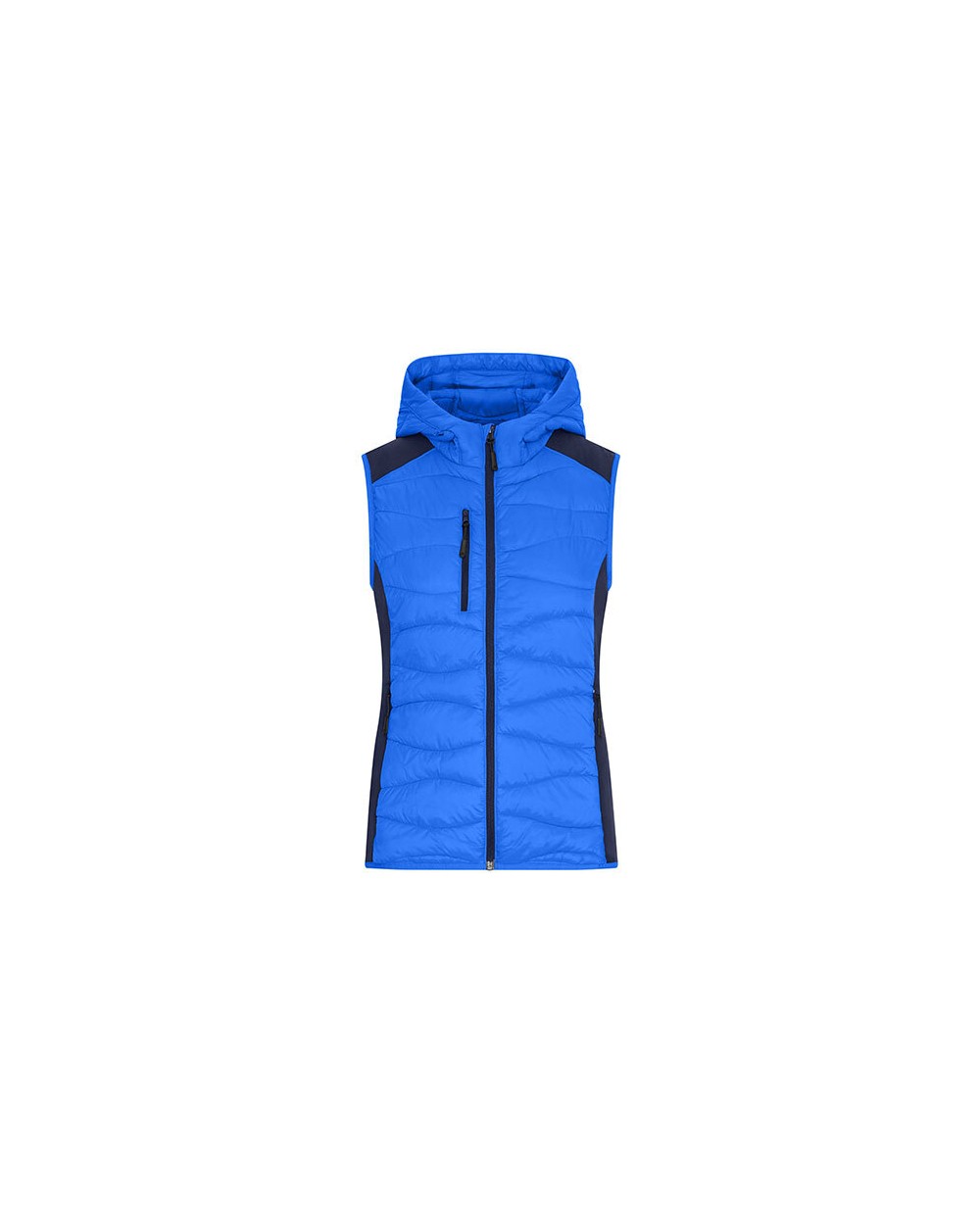 JAMES & NICHOLSON Ladies´ Hybrid Vest Jacken personalisierbar