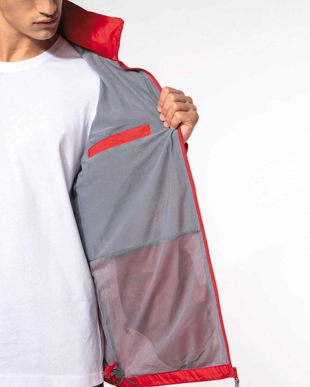 Vestes personnalisable KARIBAN Coupe-vent doublé homme