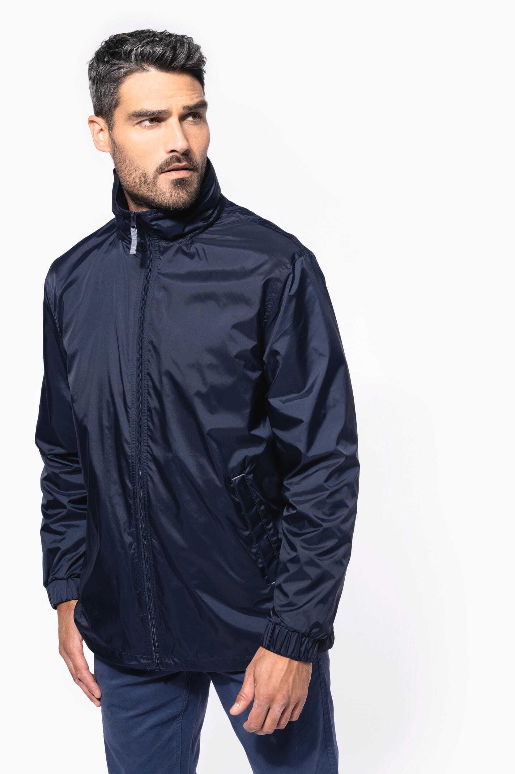 Vestes personnalisable KARIBAN Coupe-vent doublé homme