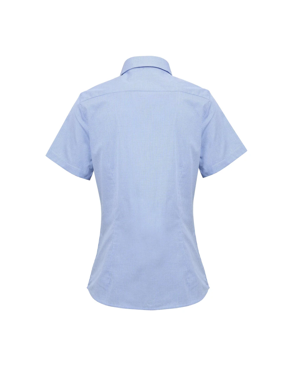 Chemises personnalisable PREMIER Ladies Microcheck (Gingham) Short Sleeve Shirt Cotton