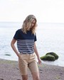 Bermuda's & Shorts FRONT ROW Ladies' Stretch Chino Shorts voor bedrukking &amp; borduring