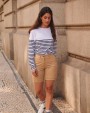 Bermudas & Shorts personnalisable FRONT ROW Short Chino Stretch Femme