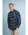 BURNSIDE Woven Plaid Flannel Shirt Hemden personalisierbar