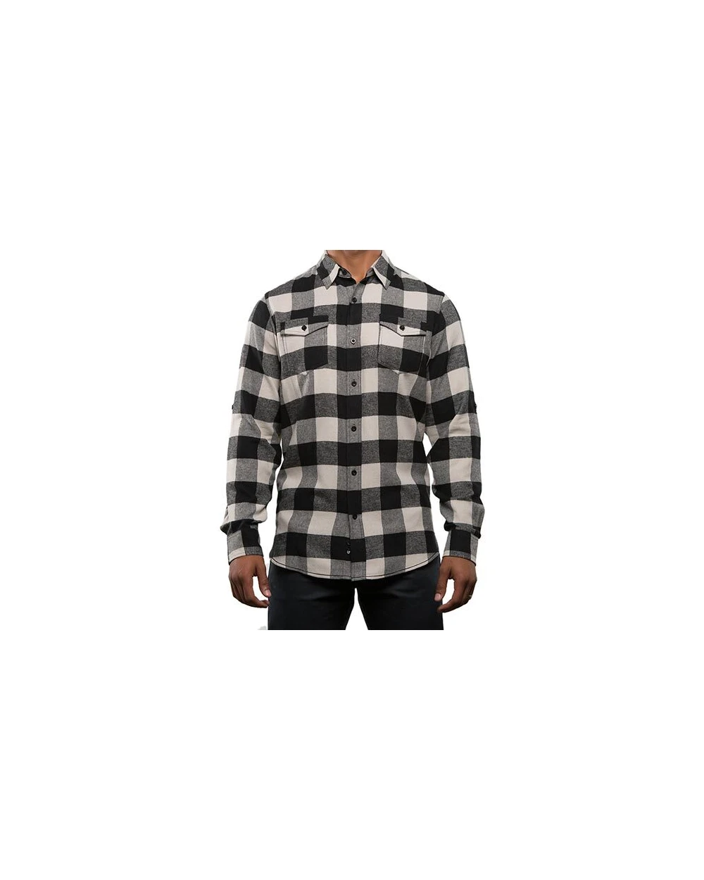 Chemises personnalisable BURNSIDE Woven Plaid Flannel Shirt