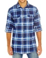 BURNSIDE Woven Plaid Flannel Shirt Hemden personalisierbar