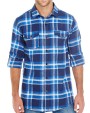 BURNSIDE Woven Plaid Flannel Shirt Hemden personalisierbar