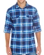 BURNSIDE Woven Plaid Flannel Shirt Hemden personalisierbar