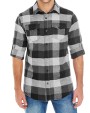 BURNSIDE Woven Plaid Flannel Shirt Hemden personalisierbar