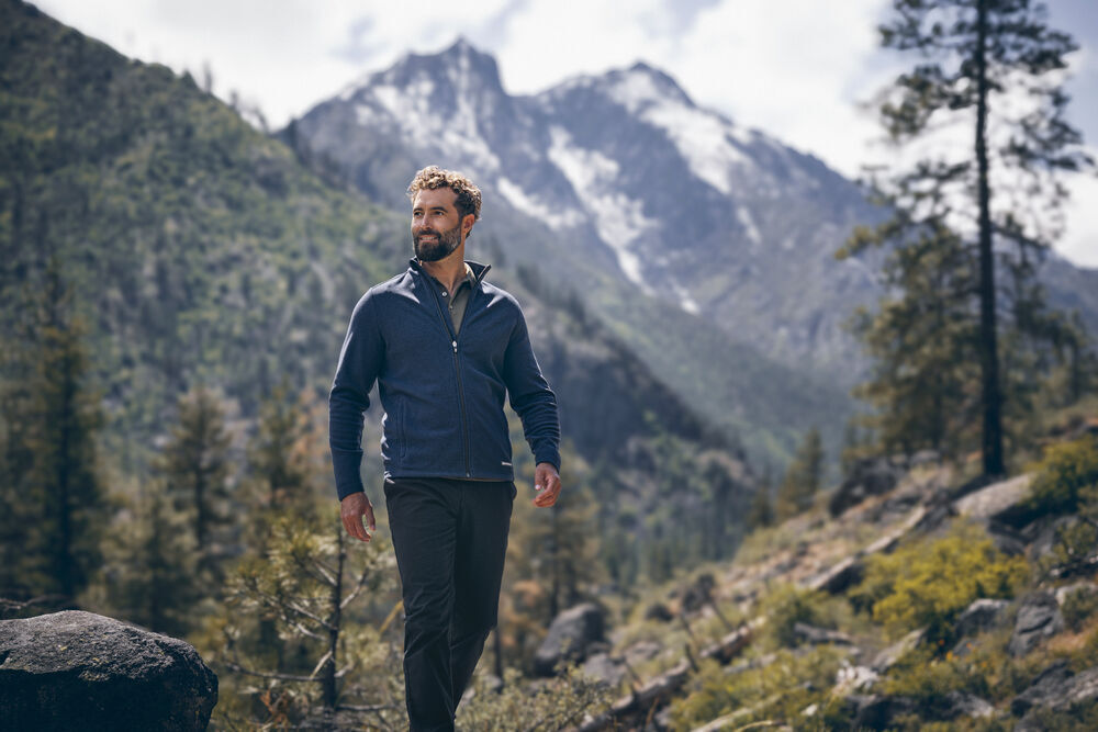 Laines polaires personnalisable CUTTER & BUCK Hunts Point Fleece Full Zip Men